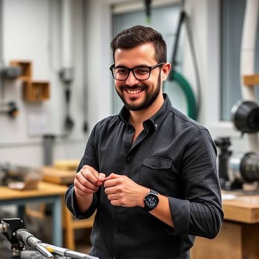 Foto di Alessio Moro, Direttore dell'Innovazione presso Iota Industries, durante un workshop, che illustra la sua passione e competenza.