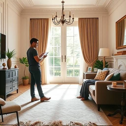 Un coach che conduce una sessione individuale con un cliente in un ufficio elegante con illuminazione naturale.